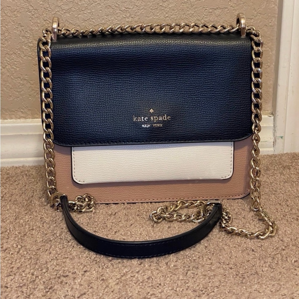 Kate Spade Black and White Crossbody Bag